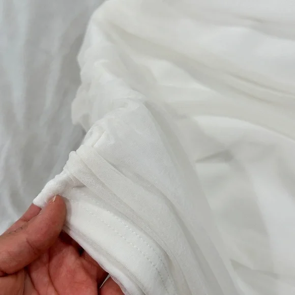 WINDSOR MESH RUFFLES DRESS - Picture 6 of 10